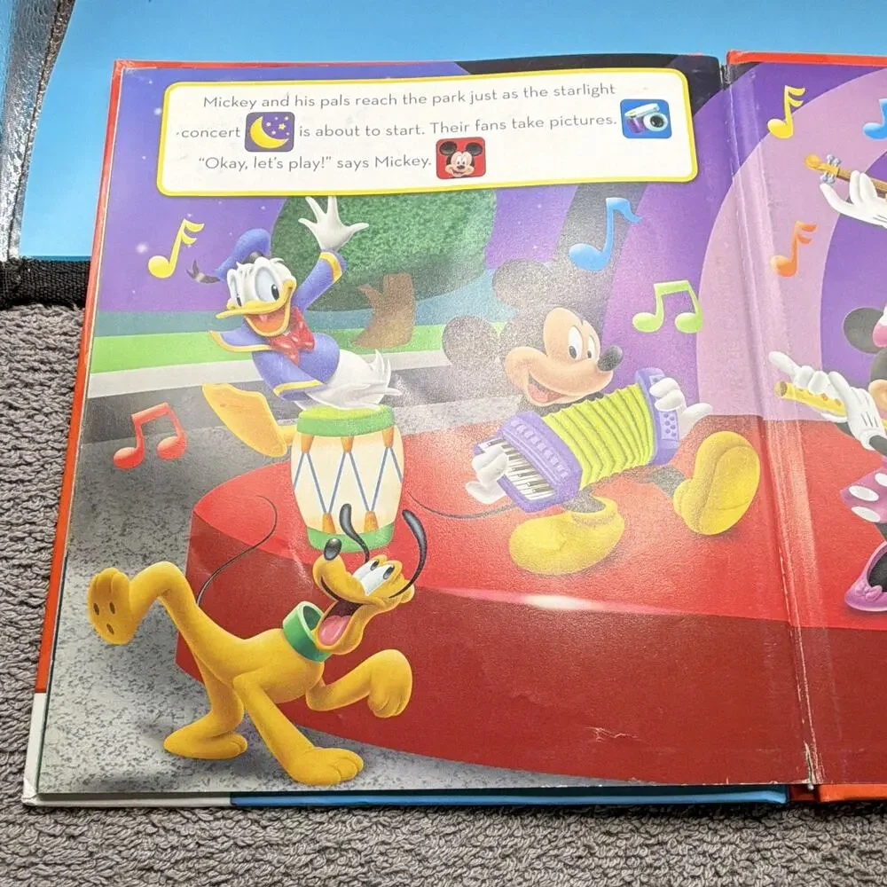 Disney Minnie Mouse Halloween Witch Plush , and play with Mickey book.